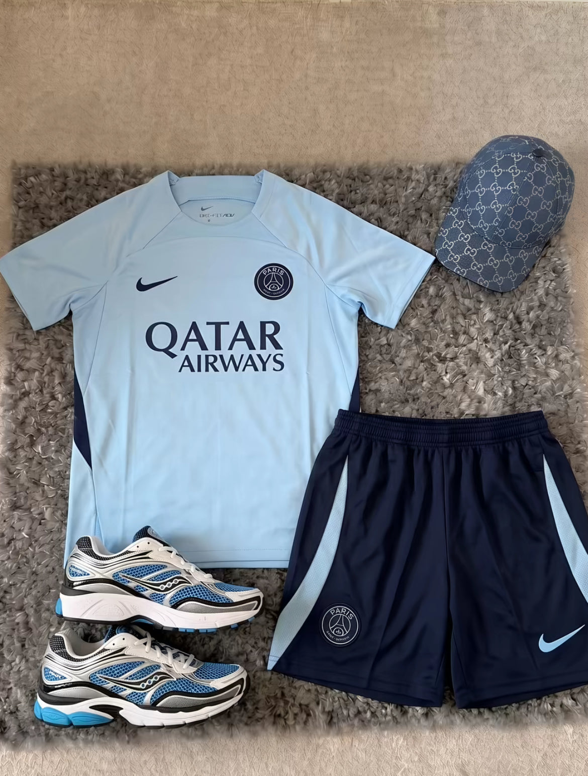 Psg set, skor och gg keps Dubai blue