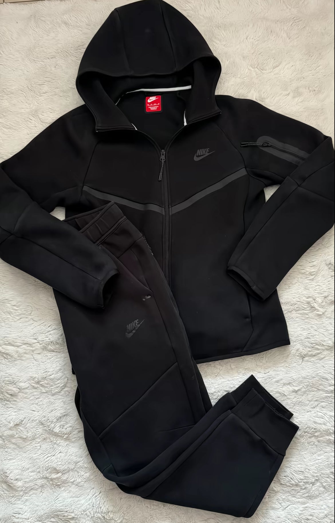 Nike tech set svart