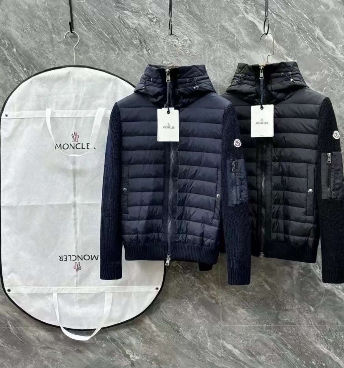 Moncler cardigan jackor