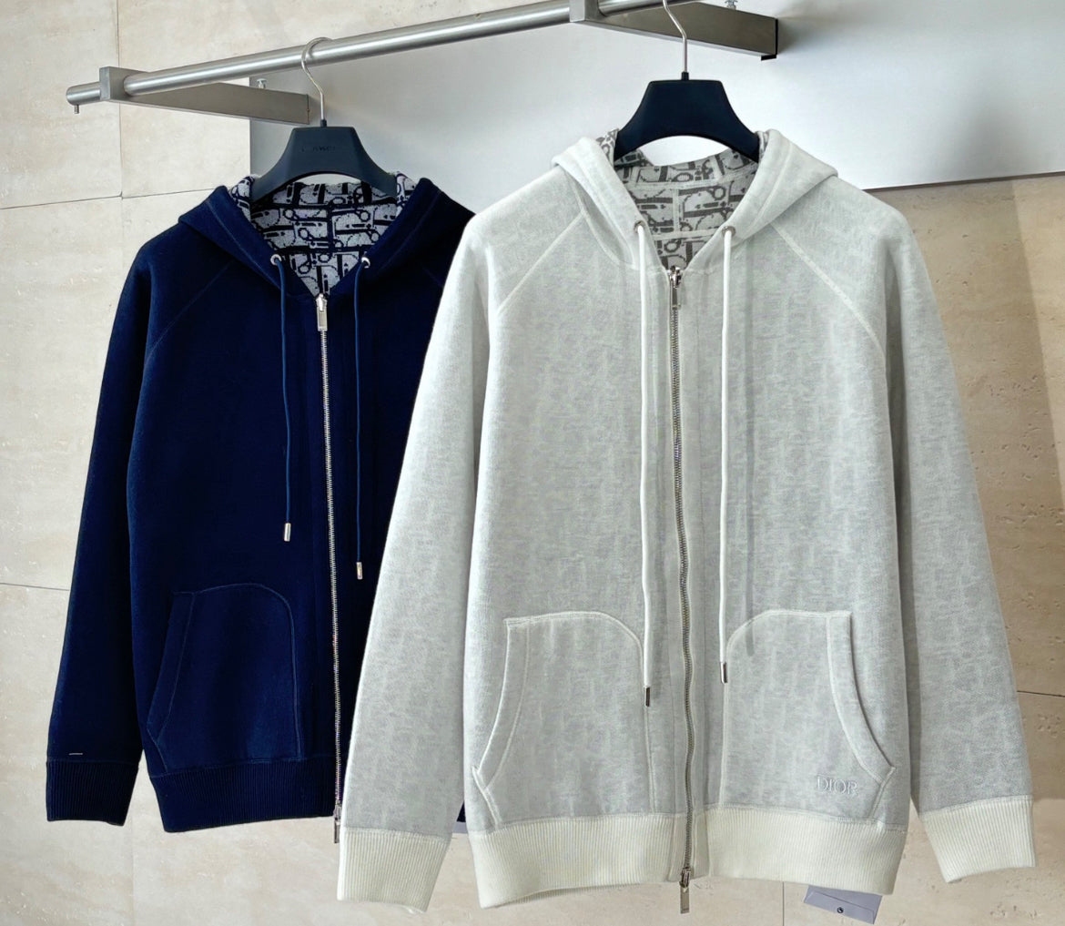 Dior zip up hoodie